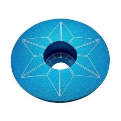 Bouchon De Potence Supacaz Star Capz Anodisé 31,8mm - Aqua