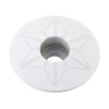 Bouchon De Potence Supacaz Star Capz Thermolaqué 31,8mm - Blanc