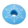 Bouchon De Potence Supacaz Star Capz Thermolaqué 31,8mm - Bleu