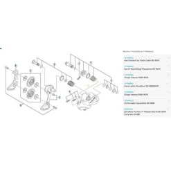 Chape Externe De Dérailleur Shimano SSRD-9070 Y5Y898040
