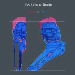 Dérailleur Avant Route Shimano Ultegra FD-R8150 Di2 2x12V -Meilleurs Vélos derailleur avant route shimano ultegra fd r8150 di2 2x12v 3