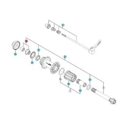 Joint Et Cone Shimano FH-M775 Gauche