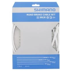 Kit Câblerie Frein Route PTFE Shimano - Blanc