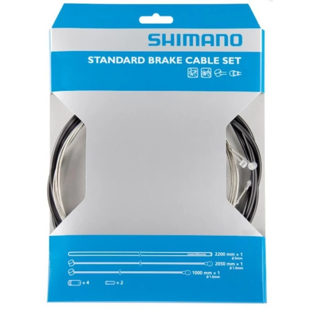 Kit Câblerie Frein Standard Shimano Y80098022 - Noir 1 Kit Câblerie Frein Standard Shimano Y80098022 - Noir