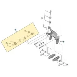 Ouverture Rapide Pour Etrier De Frein Shimano Dura-Ace BR-R9100