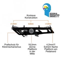 Pédales Automatiques Tatze Two Face Axe Cr-Mo -Meilleurs Vélos pedales automatiques tatze two face axe cr mo 3