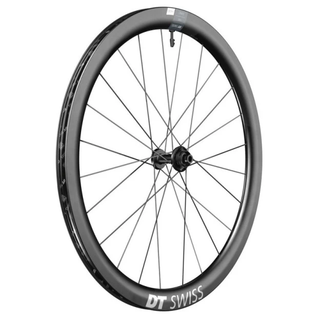 Dt-swiss Roue Avant Route Carbone DT Swiss ERC 1400 Dicut 45mm 1 Dt-swiss Roue Avant Route Carbone DT Swiss ERC 1400 Dicut 45mm