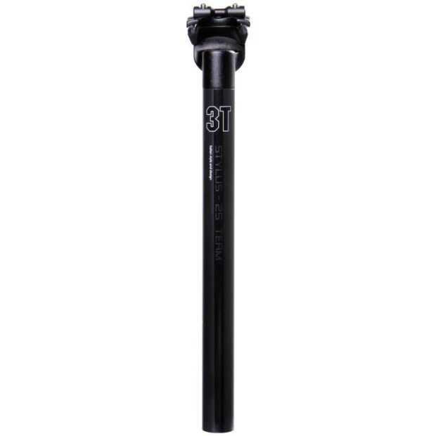 Tige De Selle 3T Stylus 25 Team Stealth - 31.6 Mm 2 Tige De Selle 3T Stylus 25 Team Stealth - 31.6 Mm – Image 2