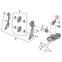 Unité De Fixation De Dérailleur Arrière Shimano Dura Ace Di2 RD-R9150